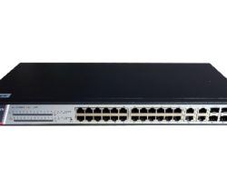 Switch 24 porturi POE Gigabit, Hikvision DS-3E2528P(B)(O-STD), Full Managed, 24