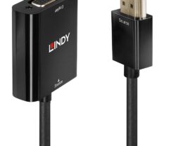 Adaptor Lindy LY-38291 HDMI 1.3 to VGA Converter, negru