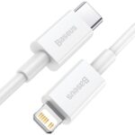 Cablu Baseus Superior CATLYS-A02 1m, alb - imagine 2