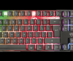 Tastatura Trust GXT 835 Azor, gaming, neagra