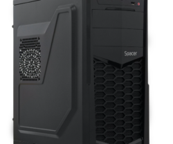 Carcasa Spacer Krypton, Mid Tower NEGRU