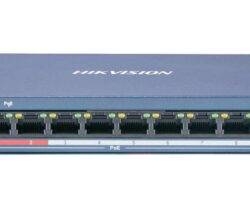 Switch Hikvision DS-3E0109P-E©, 8-port, PoE