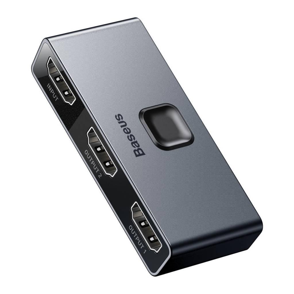 overlay_bf44216b8df06f39ffec1a2515fead0f.jpg Switch video Baseus Matrix, HDMI bidirectional – 2x HDMI 4K - imagine 1