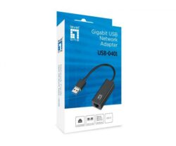 LevelOne USB-0401, Gigabit USB Network Adapter, 23.4 x 16.5 x