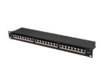 Patch panel 24 porturi 1U 19" Cat.6A FTP cu organizator - imagine 3