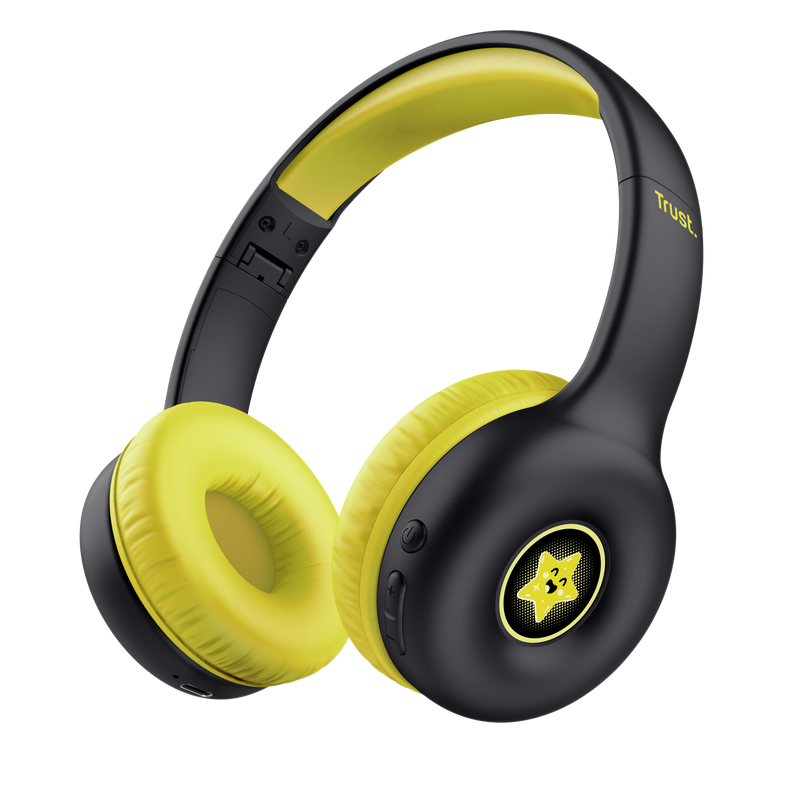 overlay_c7ff71f19b656900f908b5086fe8cccc.png Casti Head-band Trust Nouna, Wireless/Wired, Negru - imagine 1
