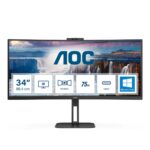 Monitor Gaming AOC CU34V5CW, 34", 3440 x 1440 pixeli, Black,