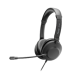 Casti Head-band Axtel One UC35, Wired, noise-canceling, Negru - imagine 4