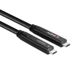 Cablu Lindy 10 m USB 3.2 Gen 1 & DP - imagine 2