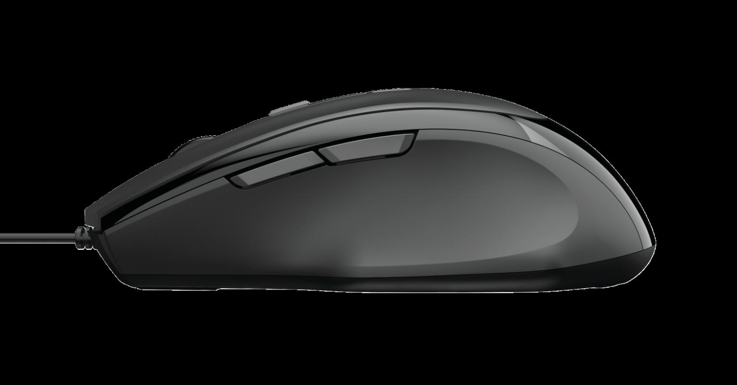 Mouse Trust Voca Comfort Mouse, negru - imagine 5