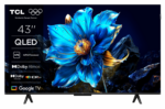 Televizor TCL QLED 43P7K, 108 cm, Smart Google TV, 4K,