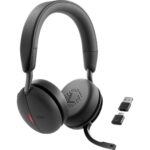 Casti Head-band DELL WL5024, Wireless/Wired, noise-canceling, Negru - imagine 5