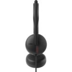 Casti Head-band DELL WH3024, Wired, noise-canceling, Negru - imagine 3