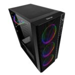 Carcasa Spacer Rainbow, ATX, Mid Tower NEGRU - imagine 3