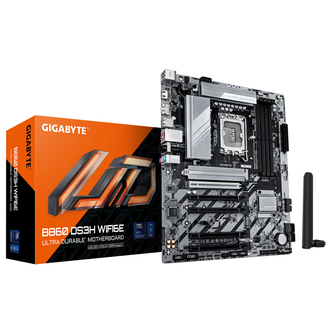 overlay_efadda12929bae543a4c4b3a2eca52cc.png Placa de baza Gigabyte B860 DS3H WIFI6E, Socket 1851, DDR5, - imagine 1