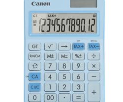 """Calculator birou Canon LS-125KB-PBL, Pastel Blue, 12 digits, 29 keys,