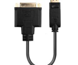 Adaptor Lindy LY-41004, DisplayPort 1.2 to DVI, negru